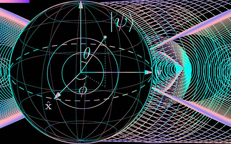 Illustration of spin-based quantum information processing.